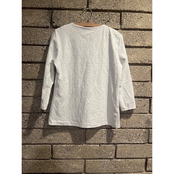 J.McLaughlin textured top Sz M - Picture 7 of 7